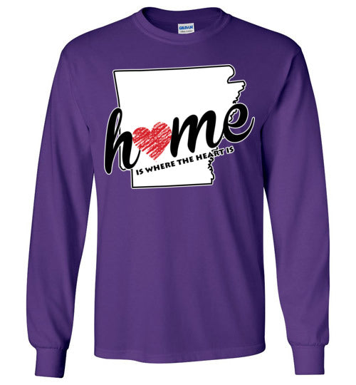 Arkansas Home. Youth. LS Tshirt