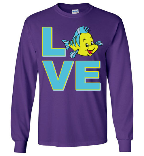 Love Flounder. Youth LS Tshirt