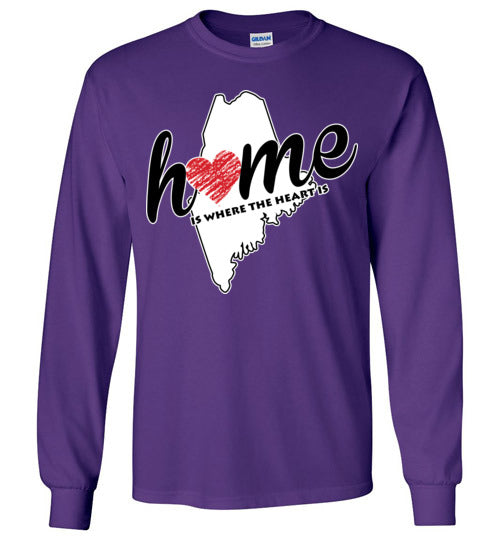 Maine Home. Youth. LS Tshirt