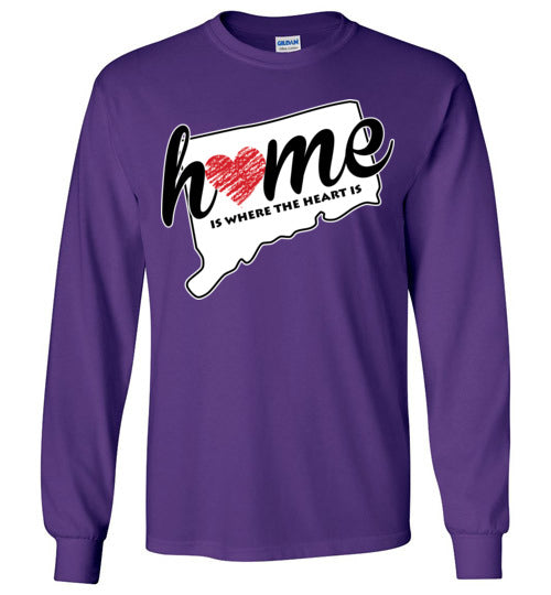 Connecticut Home. Adult. LS Tshirt