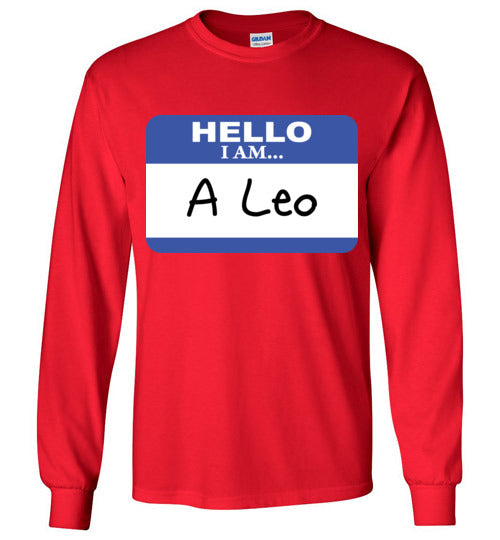 A Leo. Adult. LS Tshirt