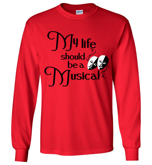 Musical Life. Adult. LS Tshirt
