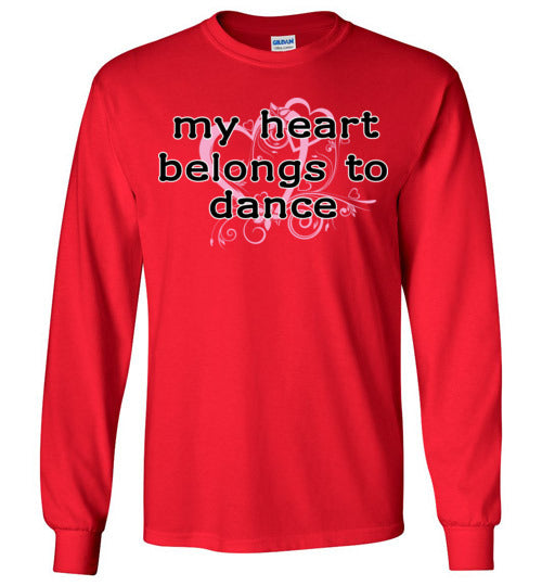 My Heart ... Adult. LS Tshirt