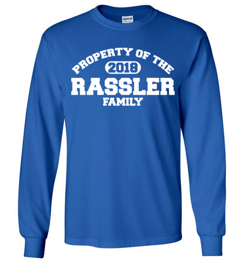 Property of Rassler. Adult. LS Tshirt