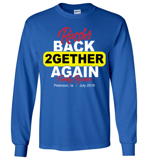 Rassler Back 2gether. Adult. LS Tshirt