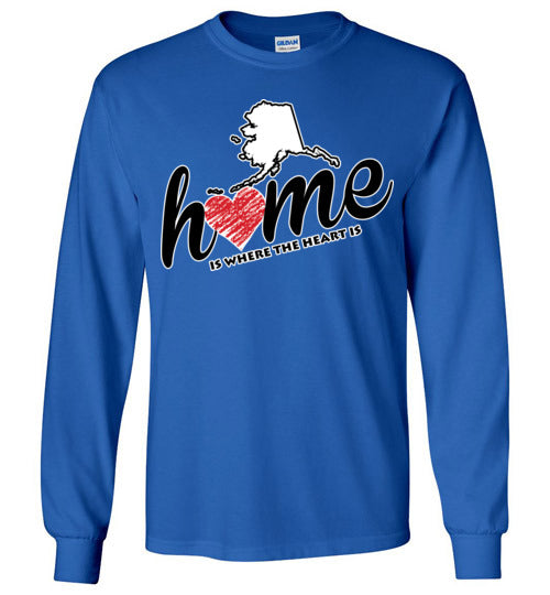 Alaska Home. Youth. LS Tshirt