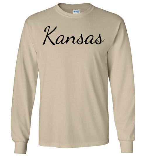 Kansas. Adult. LS Tshirt