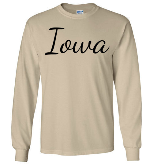 Iowa. Adult. LS Tshirt