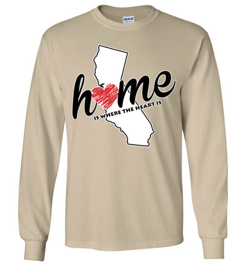 California Home. Adult. LS Tshirt