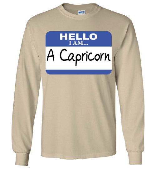 A Capricorn. Adult. LS Tshirt