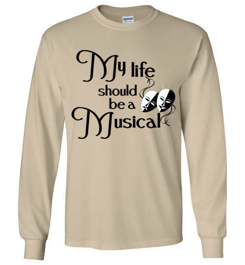 Musical Life. Adult. LS Tshirt