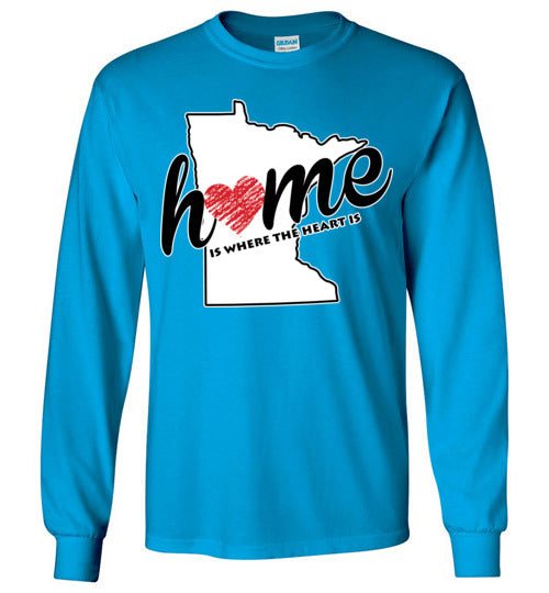 Minnesota Home. Adult. LS Tshirt