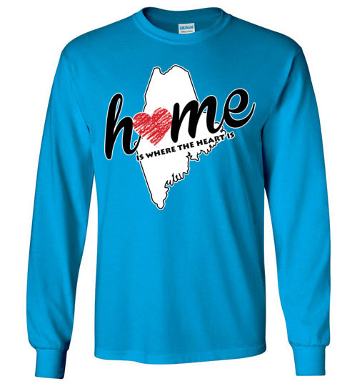Maine Home. Youth. LS Tshirt