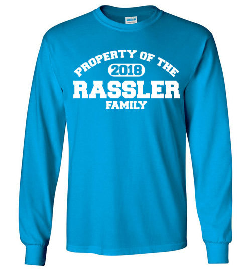 Property of Rassler. youth. LS Tshirt