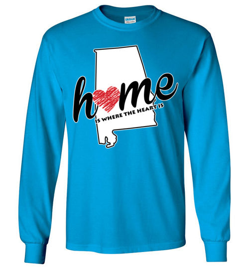 Alabama Home. Adult. LS Tshirt