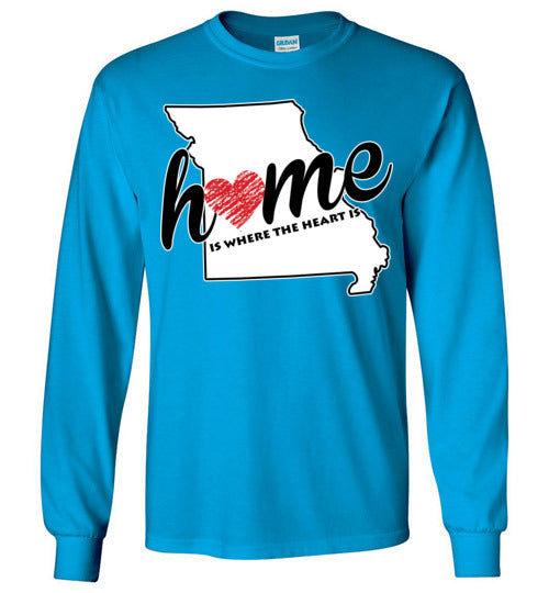Missouri Home. Adult. LS Tshirt