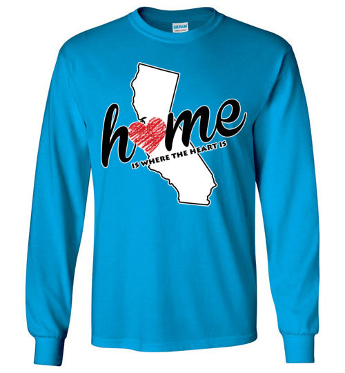 California Home. Adult. LS Tshirt