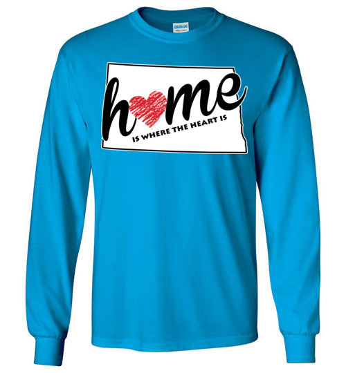 North Dakota Home. Youth. LS Tshirt