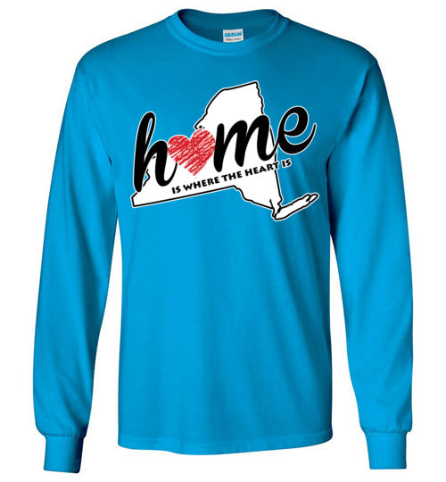 New York Home. Adult. LS Tshirt