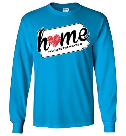 Pennsylvania Home. Adult. LS Tshirt