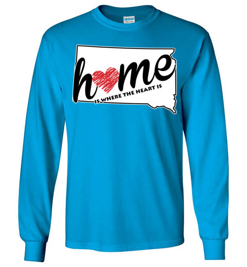 South Dakota Home. Youth. LS Tshirts