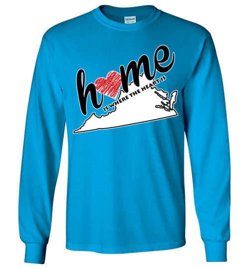 Virginia Home. Adult. LS Tshirt