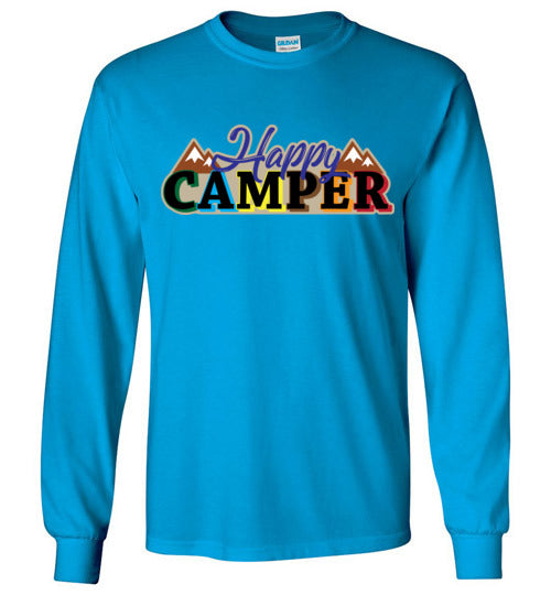 Happy Camper. Youth. LS Tshirt