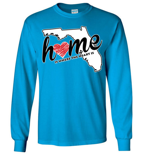 Florida Home. Adult. LS Tshirts
