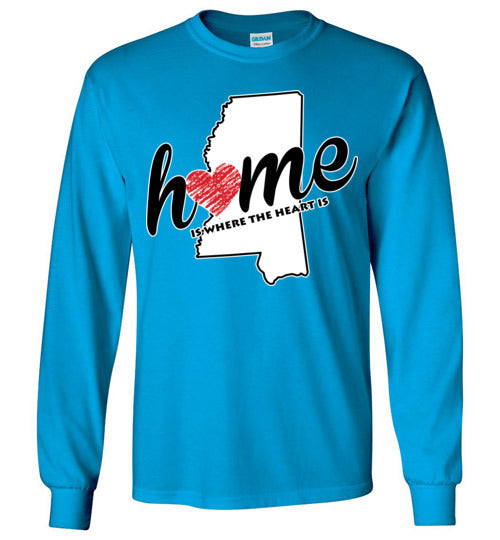 Mississippi Home. Youth. LS Tshirt