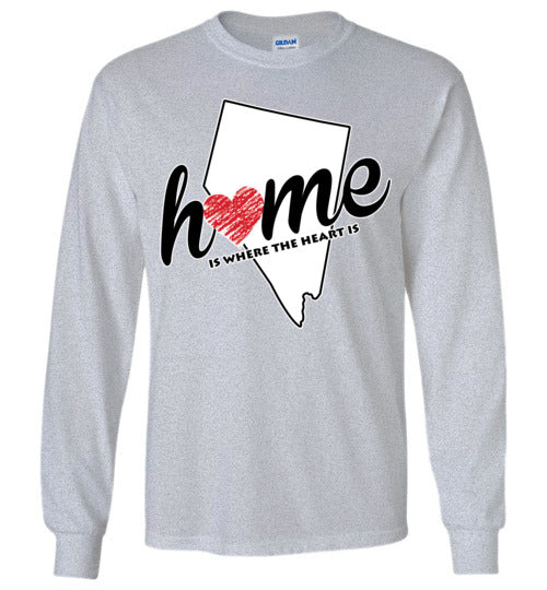 Nevada Home. Adult. LS Tshirt
