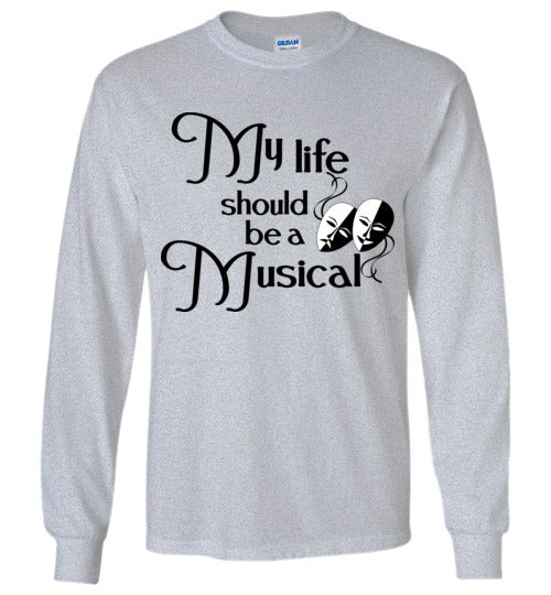 Musical Life. Adult. LS Tshirt