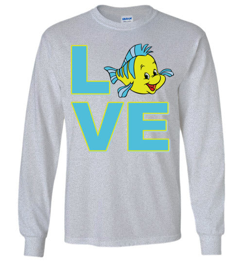Love Flounder. Youth LS Tshirt