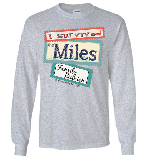 Reunion Stamps. youth. LS Tshirt