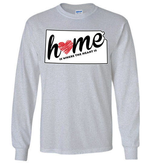 Kansas Home. Youth. LS Tshirts