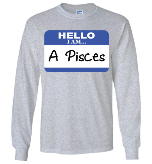 A Pisces. Adult. LS Tshirt