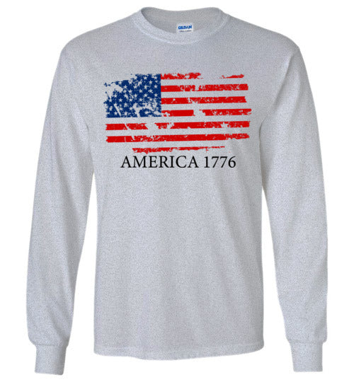 America 1776. Adult. LS Tshirt