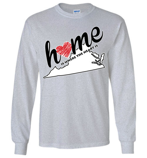 Virginia Home. Adult. LS Tshirt