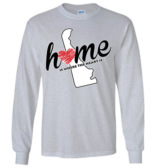 Delaware Home. Adult. LS Tshirt
