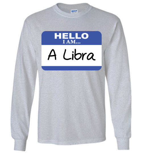 A Libra. Adult. LS Tshirt