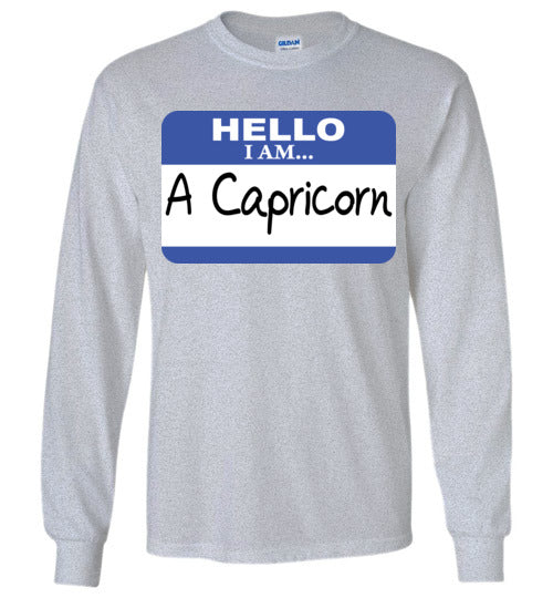 A Capricorn. Adult. LS Tshirt