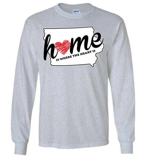 Iowa Home. Youth. LS Tshirt