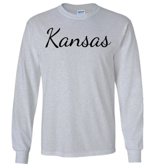 Kansas. Adult. LS Tshirt