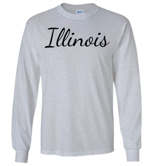 Illinois. Youth. LS Tshirt