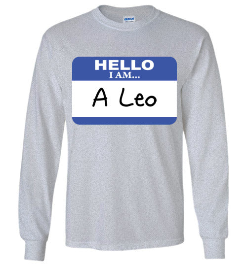 A Leo. Adult. LS Tshirt