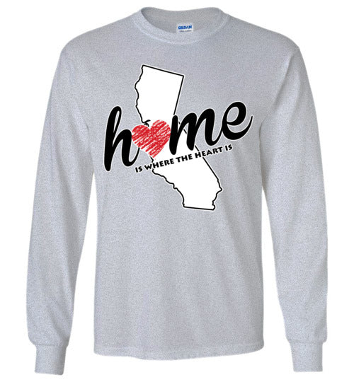 California Home. Adult. LS Tshirt