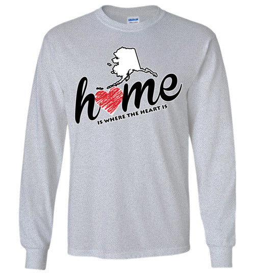Alaska Home. Youth. LS Tshirt