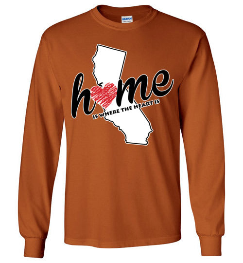 California Home. Adult. LS Tshirt