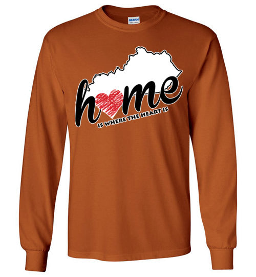 Kentucky Home. Adult. LS Tshirts.