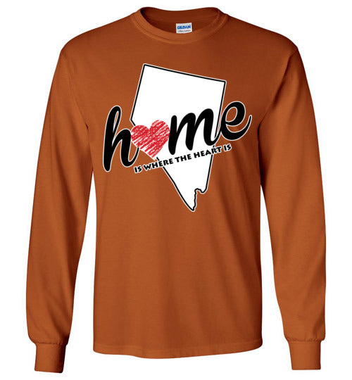 Nevada Home. Adult. LS Tshirt
