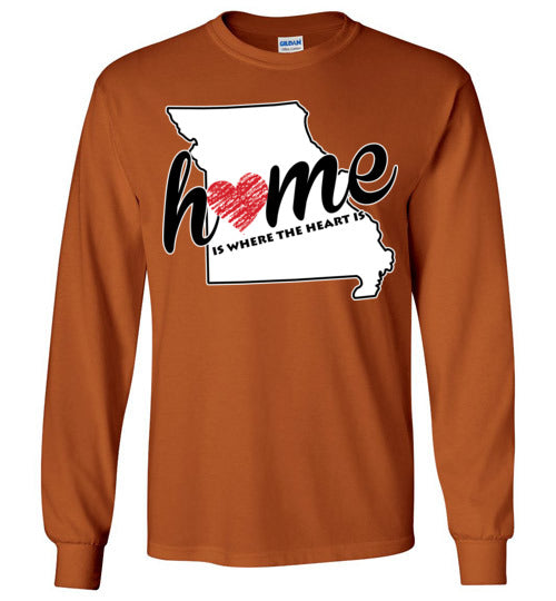 Missouri Home. Adult. LS Tshirt